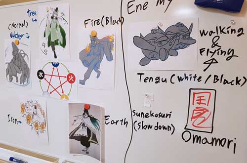 Initial creative research for the 2018 edition of the workshop in Japan.