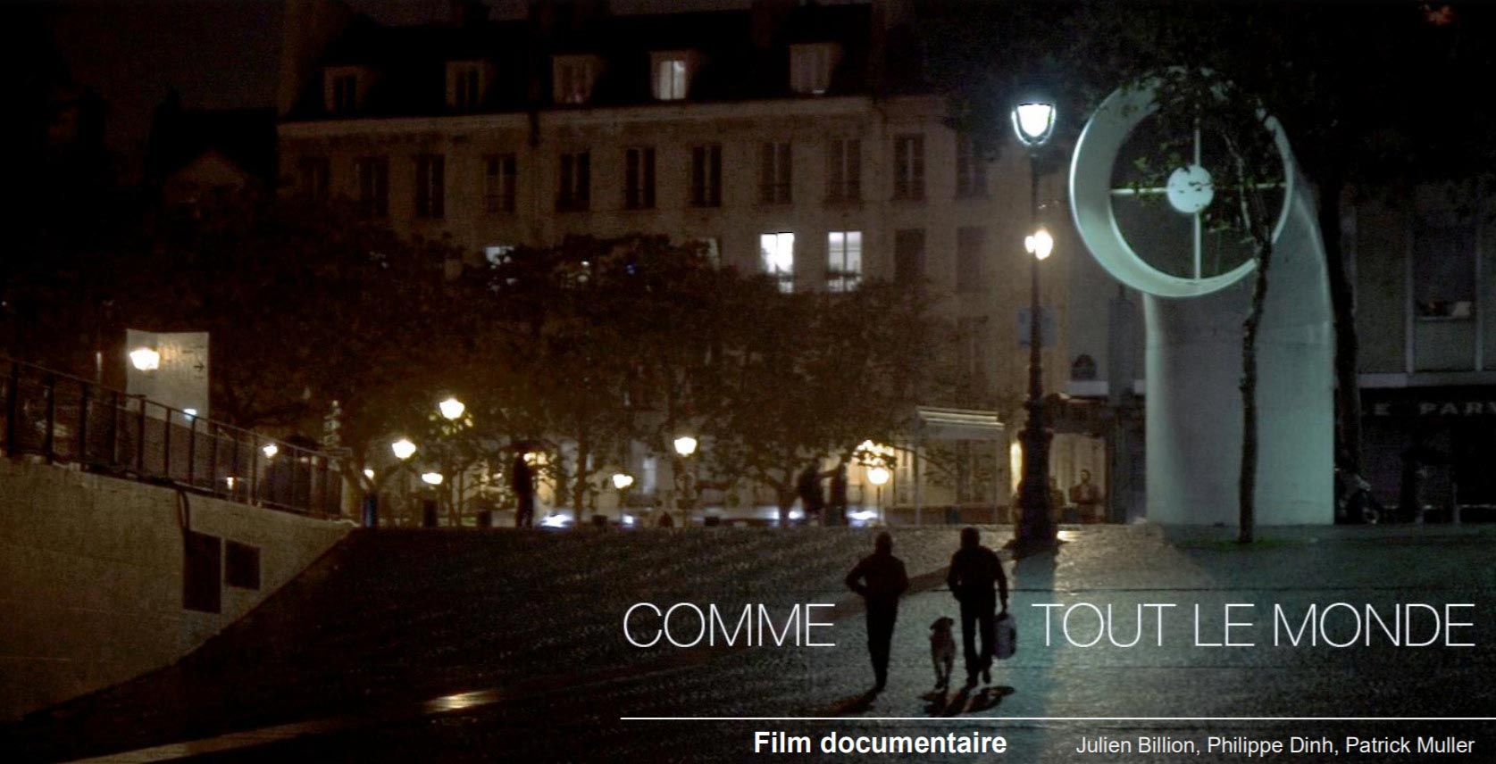 The documentary Comme tout le monde (2017) by Philippe Garnier teaching at Autograf and his two collaborators Julien Billion and Patrick Muller will be broadcast on LCP on Saturday 6th February